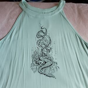 Torrid skull mermaids tank top. New